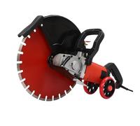 Scie à béton 4000 W - Coupe-pavage - Rainureuse murale 16" - Scie à béton humide et sèche avec disque de coupe diamant de 410 mm - Pour couper le granit, le marbre et la largeur de