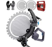 Scie à Béton Annulaire électrique 4500 W, 3000 TR/Min, sans Balais, pour Rainureuse Murale, Profondeur De Coupe De 30 Cm, avec Système Anti-poussière Alimenté par Eau., ConcreteSaw