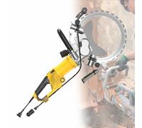 Scie à béton circulaire, scie murale électrique sans balais de 5000 W, rainureuse à béton sans poussière portable, pour granit, pierre, brique, marbre AC8600