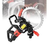 Scie à béton électrique 12000W, Scie à Anneau pour Béton, Machine de Découpe Murale, Profondeur de Coupe 290mm, 2 Lame Diamant 406mm, Rainureuse Beton Coupe sans Poussière 3000 tr/min