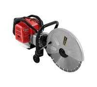 Scie à béton électrique 1400 W - Moteur 1800 tr/min - Coupe-béton de 305 mm - Scie à disque humide - Scie à pierre humide - Pour pavés - Avec conduite d'eau et pompe - Pour pierre, brique, bois