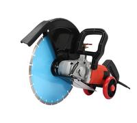 Scie à béton électrique 3800 tr/min, scie circulaire haute performance 3500 W, profondeur de coupe 135 mm, scie à disque humide/sèche avec tuyau d'eau, pompe à eau, lame de scie, pour pierre et brique