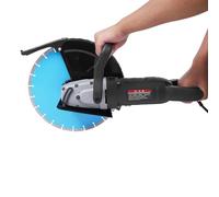 Scie à Béton Electrique, 3800R/Min, Scie à Disque Filaire, Profondeur Coupe 135 MM Disque Humide Sec Avec Bouclier, Lame, Pour Couper Carreaux, Ciment, Granit, Métal Etc