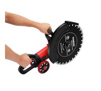 Scie à béton électrique - 4000 W - Coupe-béton - Coupe pavé | Avec lame de scie à disque de 410 mm pour pierre et brique, profondeur de coupe 165 mm