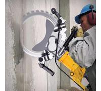 Scie À Béton Électrique 8000 W, Scie À Anneau Haute Fréquence, Machine De Découpe Murale, Profondeur De Coupe De 29 Cm, Coupe sans Poussière, pour Couper Le Béton, La Pierre, La Brique