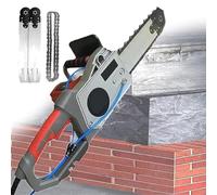 Scie à béton électrique avec moteur sans balais, alimenté par l'eau, suppression de la poussière, machine à rainurer portable pour rainurage de brique