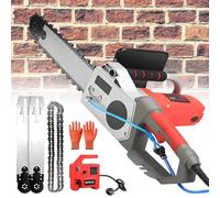 Scie à béton électrique chaîne Profondeur 350/480mm | pour Porcelaine, Béton, Pierre pour avec pompe eau Lourde Tronçonneuse Murale(480mm)