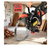 Scie à béton électrique de 16 pouces, scie à anneau haute fréquence profondeur de coupe de 11,4 pouces, machine à couper les murs, avec alimentation en eau, 12 000 W