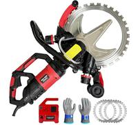 Scie à BéTon ToroïDale Portative, 9500 W, Profondeur De Coupe De 300 Mm (11,8"), SystèMe D'Aspiration Des PoussièRes Par Alimentation En Eau 三刃