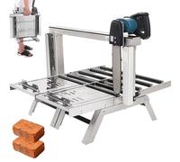 Scie à brique électrique, machine portable pliante de découpe de blocs de béton cellulaire, outil de coupe et de pressage efficace avec lame en acier tungstène, pour usage sur chantier, blocs de béton