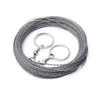 Scie à câble dessinée à la main en acier inoxydable 304 pour camping, économie de vie, travail du bois, fil de scie super fin 0,72 m