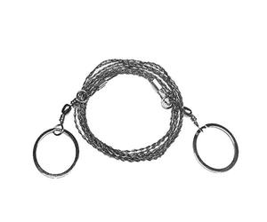 Scie à câble dessinée à la main en acier inoxydable 304 pour camping, économie de vie, travail du bois, fil de scie super fin 0,72 m