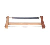 Scie à cadre Kanata pour teck avec lame de rechange, outil de coupe à archet pour menuiserie, scie à cadre portable pour la coupe du bois, bricolage, outils de menuiserie pour (Petit (400 mm))