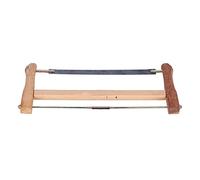 Scie à cadre Kanata pour teck avec lame de rechange, outil de coupe à archet pour menuiserie, scie à cadre portable pour la coupe du bois, bricolage, outils de menuiserie pour (Grande taille (580 mm))