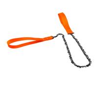 Nordic Pocket Saw Scie à Main Tronçonneuse Portable Scie Manuelle à Chaîne de 65cm Poignées et Etui en Nylon Fil à Scier - Matériel de Survie Camping Randonnées - Version Originale 33 Dents