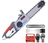 Scie à chaîne électrique diamantée robuste pour béton,coupe-mur professionnel 6 000 tr/min avec coupe humide refroidie par eau, poignée anti-vibrations et suppression de la poussière,48cm/18.9in