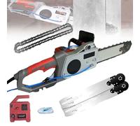 Scie À Chaîne Électrique Pour Béton, Coupe-murs En Béton, Profondeur De Coupe 35,5/48 Cm, 6000 Tr/min, Pour La Découpe Du Béton Et Des Barres D'acier, 2 Chaînes Et 2 Guides-chaînes.(48cm,2*blade)