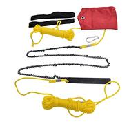 Scie à Chaîne Pliable 48 Pouces, 63 Dents en Acier Manganèse, Manche Confortable Pour Élagage et Camping - Compacte et Facile à Transporter, Efficace Pour Couper Branches et