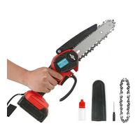 Scie à chaîne sans fil 6 pouces pour batterie Einhell 18V - Moteur sans balais, légère et maniable pour l'élagage et le coupage de