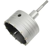 Scie à Cloche Trépan Béton avec Adaptateur SDS Plus 110 mm, Pour Brique Béton Ciment Pierre (100mm+110mm SDS Plus Adaptateur)