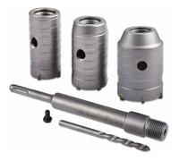 Scie à cloche trépan béton - MICH - Ø30mm, 40mm, 50mm - 350 mm SDS Plus - Carbure de tungstène