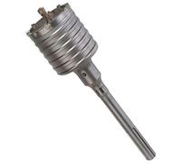 Scie à Cloche Trépan Couronne Carotteuse à Sec de diamètre SDS MAX 105 mm complète pour marteau perforateur SDS MAX 220 mm