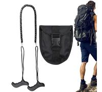 Scie à corde - Chaîne de corde pour branches hautes, outil de survie pliable portable pour camping, chasse, randonnée, abattage d'arbres, élagage de branches et coupe de bois pour