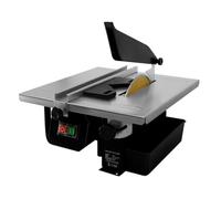 Scie à Eau Pour Carreaux, Carrelages 600W - Table 330 x 360 mm - Profondeur de Coupe 35 mm - Coupe de Carrelage Travaux Rénovation Salle de Bain Atelier [2 Lames Diamantées 180mm INCLUS]