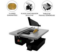 Scie à Eau Pour Carreaux, Carrelages 600W Table 330x360mm Profondeur Coupe 35mm