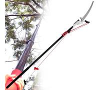 Scie à élaguer， Élagueur télescopique, scie à perche extensible à longue portée, ébrancheur for l'élagage et la taille des branches et des feuilles(18ft)