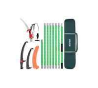 Scie à Elaguer Extensible 215-809cm Outil Elagage Pour Tailler Branches Hautes