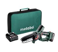 Scie à élaguer MS 18 LTX 15 18V 15cm (1x2.0Ah) en sacoche - METABO 600856500