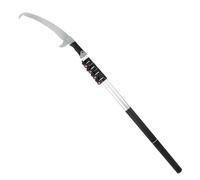 Scie à élaguer télescopique, longueur réglable, scie à arbres, kit d'outils de jardin, barre très accessible, taille haute, tige télescopique de 3 m/4 m, scie à main, scie de jardin, scie à tige pour