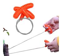 Scie à fil extérieure - scie à fil | Scie à câble de tuyau de moto à engrenage de routard | Outil de coupe de scie à fil | Scie de poche portable | Scie d