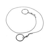 Scie à Fil, Scie de Camping Scie à Corde Scie de Survie à Fil en Acier Inoxydable Portable 360 Scie de Sauvetage Universelle pour Le Camping de Sauvetage d'urgence