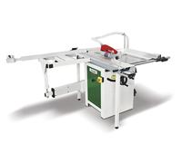 Scie à format hauteur de coupe 80 mm longueur 125 cm 2,1 kW 230V y comprise lame de scie circulaire dia. 254 mm Holzstar FKS255-1300 230V
