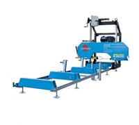 Leman Machine - Scie à grume thermique SAG660 - 660 mm, 15 CV, banc 2000 mm + rallonge 2000 mm