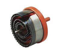 Scie à guichet professionnelle Wolfcraft 2220000 28 mm, 35 mm, 50 mm, 68 mm, 75