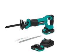 Scie à guichet sans fil 20V | 3 lames de scie incluses - 2 batteries 2.0Ah et chargeur inclus