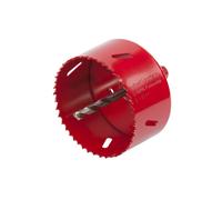 wolfcraft 5485000 - Scie cloche BIM - Diamètre 80 mm - Queue 6 pans 9,50 mm - Profondeur de coupe 40 mm