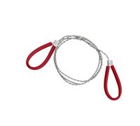 Scie à main en fil d'acier à 4 plis - Construction robuste - Coupe efficace pour divers matériaux - Outil de jardinage en plein air - Outil de coupe en métal