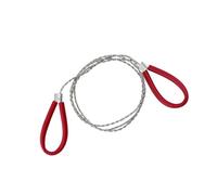 Scie à main en fil d'acier tressé à 4 plis - Outil de coupe manuelle pour bois et métal - Portable - Multifonction - Pour jardinage en plein air - Ligne en acier haute résistance