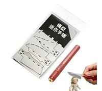 Scie à Main | Outil Ergonomique De Taille De Précision Avec 3 Lames Incluses | Ensemble De Scie À Élaguer Manuelle - pour Hommes, Famille, Amis, Figurines, Modèles, Maison et Intérieur