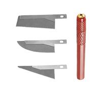 Scie à Main, Outils avec 3 Cutteurs, Sûr Et Antidérapant,Kit Scie à Élaguer Main pour L'élagage - Pour Modélisme Miniatures Et Améliorations Intérieures Par Les Hobbyistes