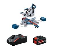 Scie à onglet Ø 254 mm GCM 18V-254 D + 1 Batterie EXPERT 8 Ah + 1 Chargeur EXAL18V-160 BOSCH