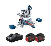 Scie à onglet Ø 254 mm GCM 18V-254 D + 2 batteries ProCore 18V 12 Ah + 1 Chargeur GAL 18V-160 BOSCH