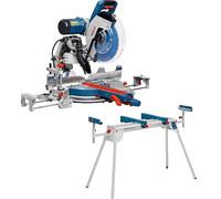 Scie à onglet BOSCH GCM 12 GDL Ø 305mm 2000W + Piètement BOSCH GTA 2600