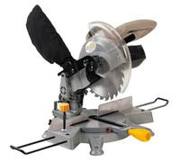 Fartools One Scie à onglet fixe 1400W Ø210mm 24 dents, base alu, 2 extensions, 1 presse de serrage, capacité coupe: 90°=120x60mm&45°=120x35mm