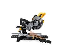 Scie à onglet filaire 1500W Télescopique Lame Ø 210 mm Guide Laser Double rail