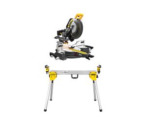 Scie à onglet radiale Ø305 mm DCS781N-XJ + Piètement DE7033-XJ DEWALT